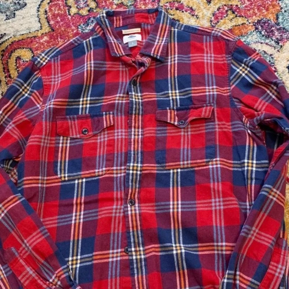 Old Navy Men’s Flannel Shirt size Large